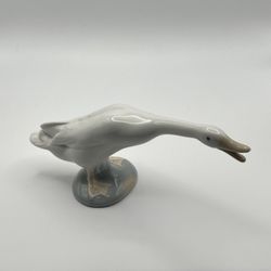 Vintage LLADRO SPAIN GOOSE HONKING EXTENDED NECK