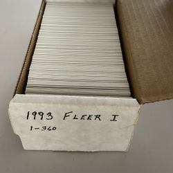 1993 Fleer Series 1 - 360 Cards