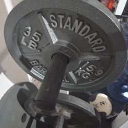 2 35lb And 2 45lb Plates