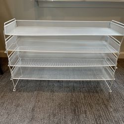 The Container Store Mesh Stacking Shoe Shelf