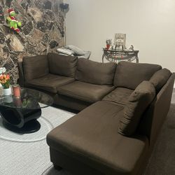 Brown Sectional FREE