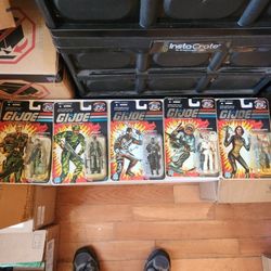GI JOE 25TH ANNIVERSARY FIGURES