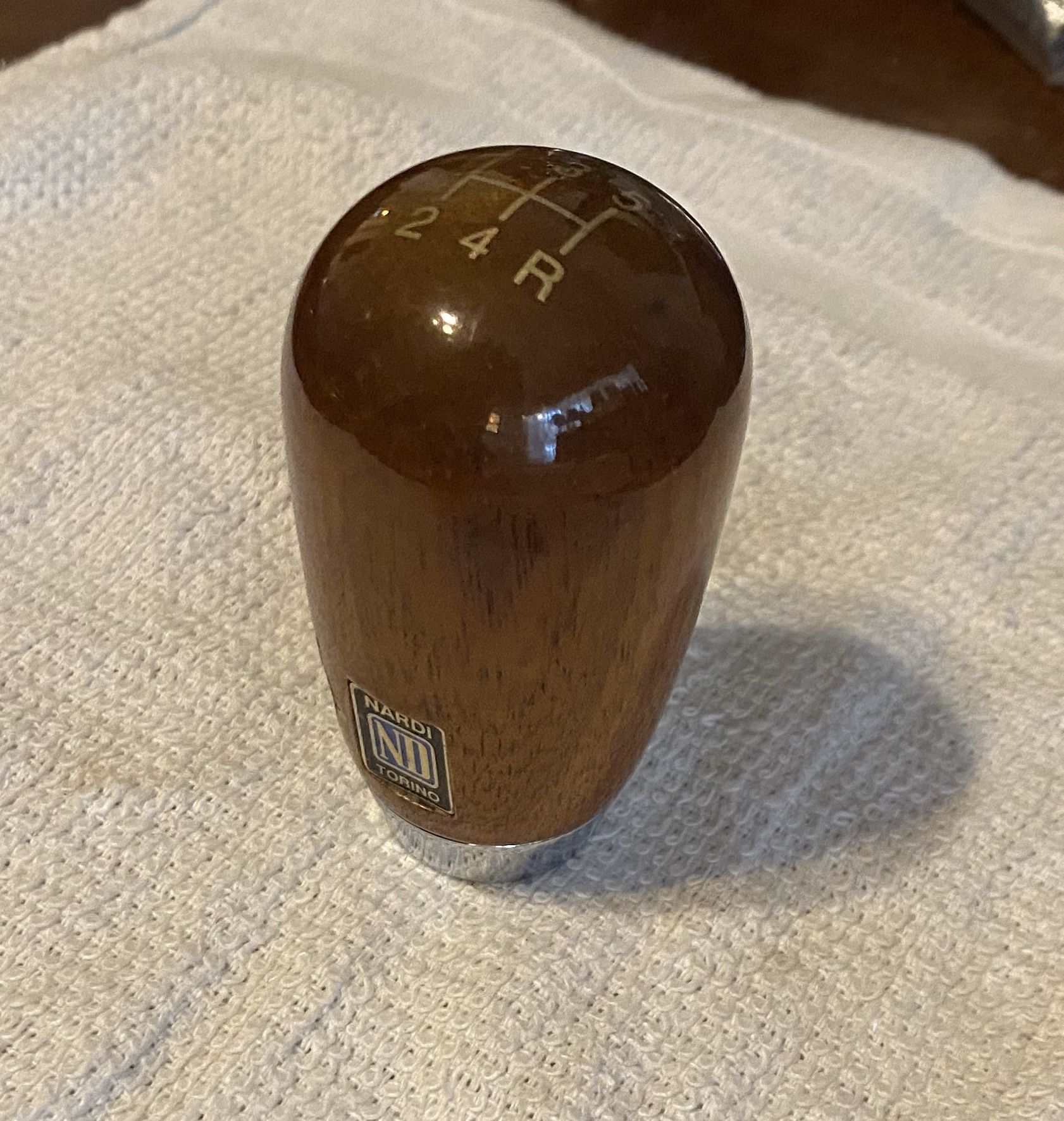 Rare Mazda Miata MX-5 Nardi Teardrop Wood Shift Knob