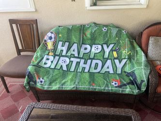 Soccer Birthday Sign Decoration