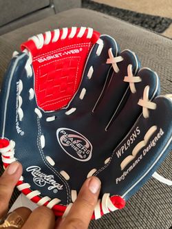 Rawlings 9.5" Youth Players Series WPL95NS Basket-Web RHT Baseball Glove New