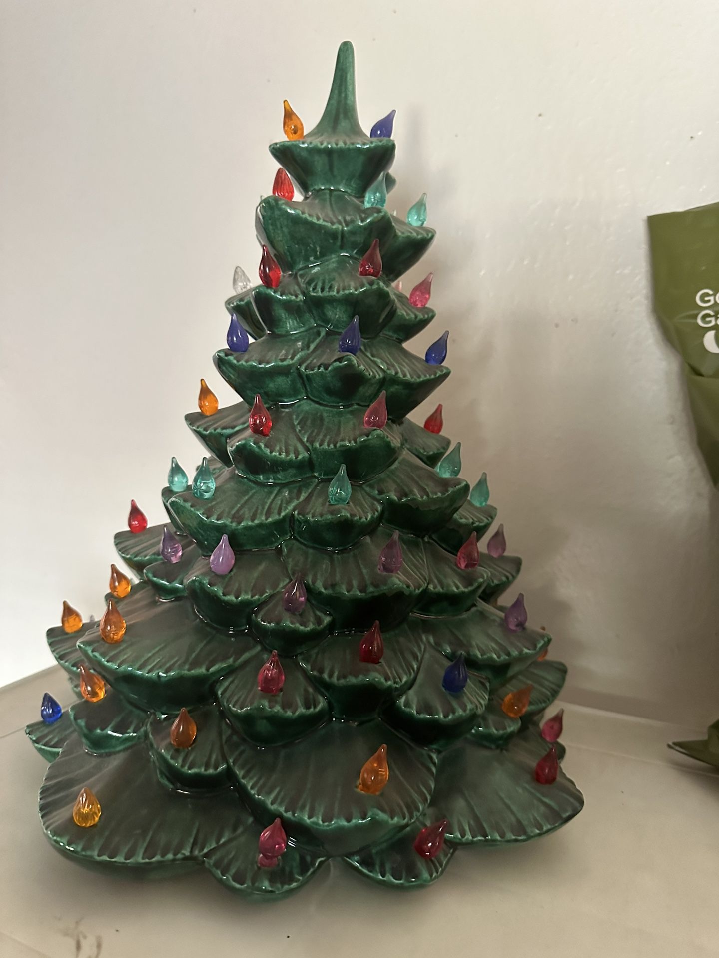 Antique Ceramic Christmas Tree