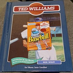 Donruss Unopened Baseball Card Pack With Baseball Ledgends Book Ted Williams 