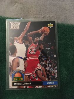 Upper deck Michael Jordan card