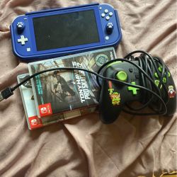 Nintendo Switch Lite 2 Games And Controller 