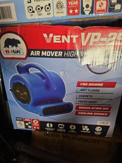 Shop B-Air
1/4 HP Air Mover Blower Fan for Water Damage Restoration Carpet Dryer Floor Home and Plumbing Use in Blue