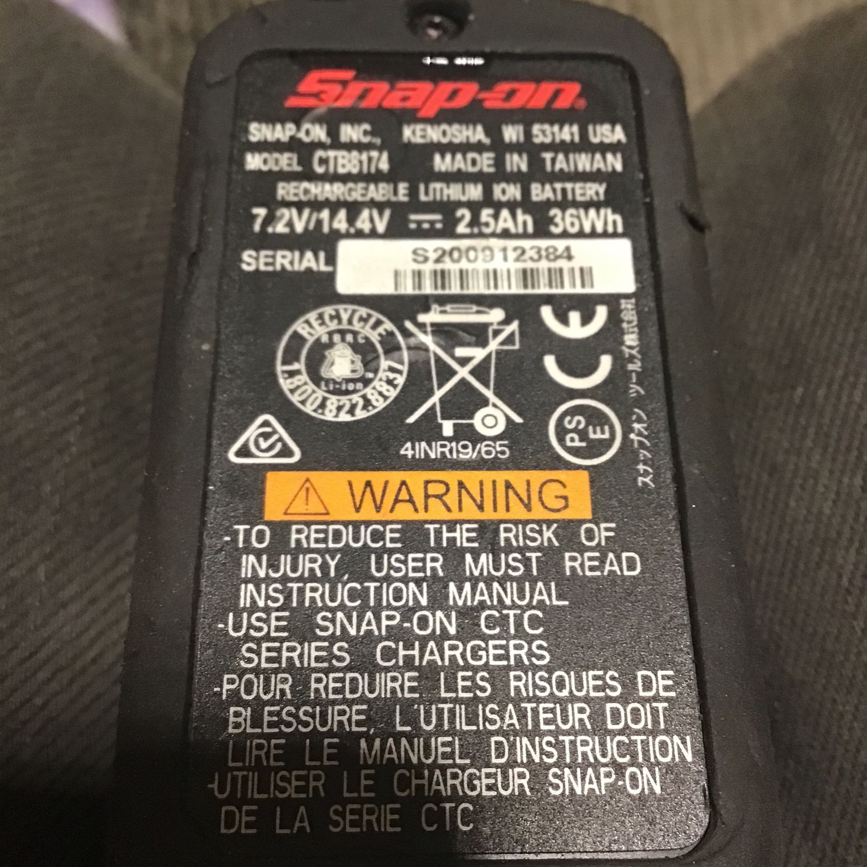 Snap on ctb8174 new arrivals