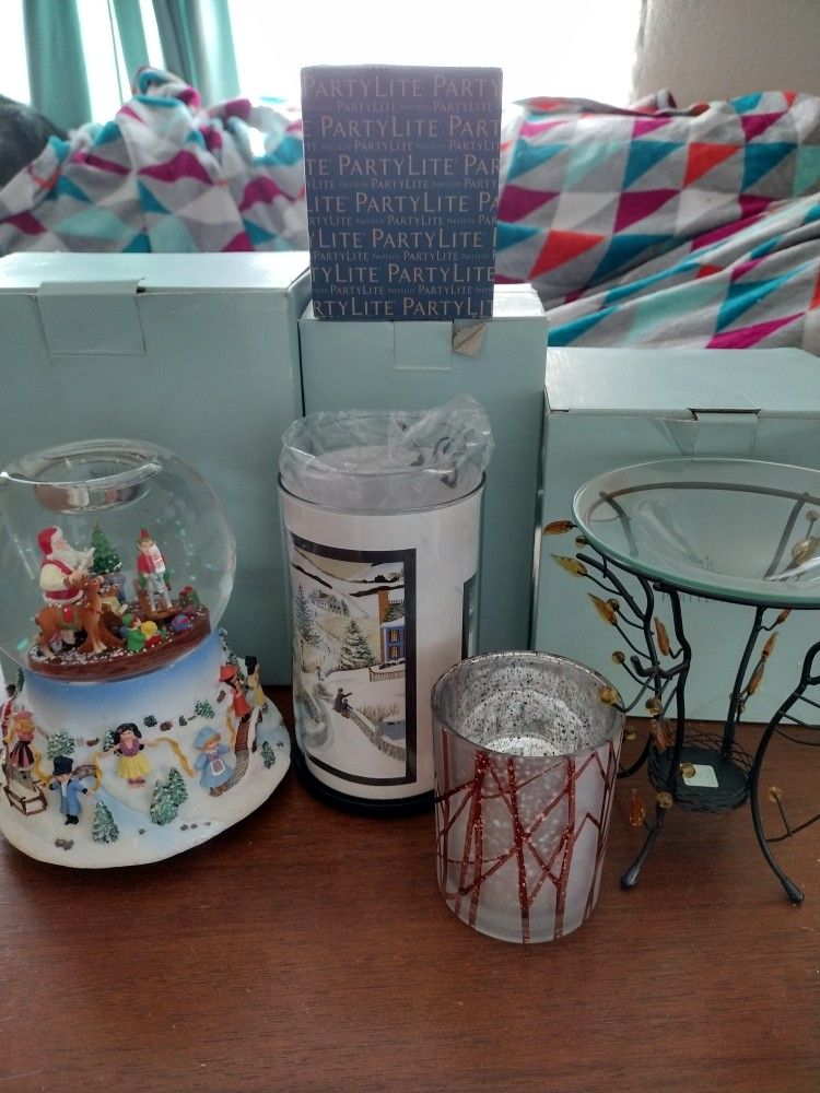 Partylite Candles And Holders Bundle