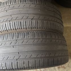 245-50-20 Used Michelin Tires Pair