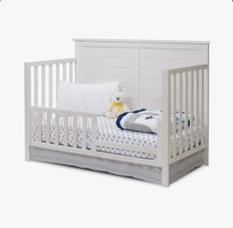 White Crib Toddler Bed