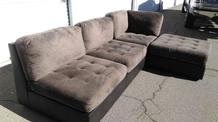 Like New Brown 4 Peice Sectional Couch