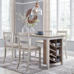 5 Piece Counter Height Dining Set 