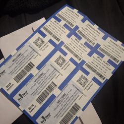 6 Flags Tickest Parking Pass And Meal Voucher