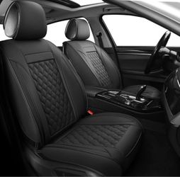 Retail prices $149. Boutique Leather Car Seat Covers Full Set - Black