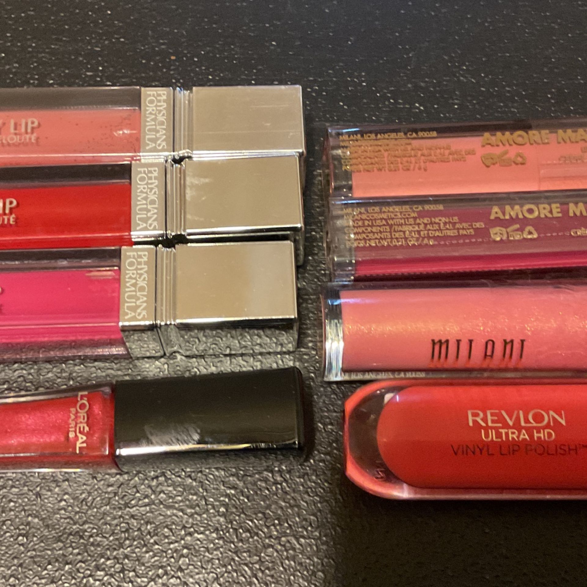 Colored Lip Gloss…AMORE MATTE,REVLON,MILANI,LOREAL