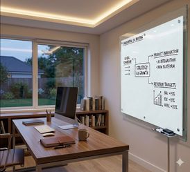Large white dry erase board 70" X 47"