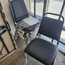 Swt Of 4 Padded Stacking Chairs $200 FIRM
