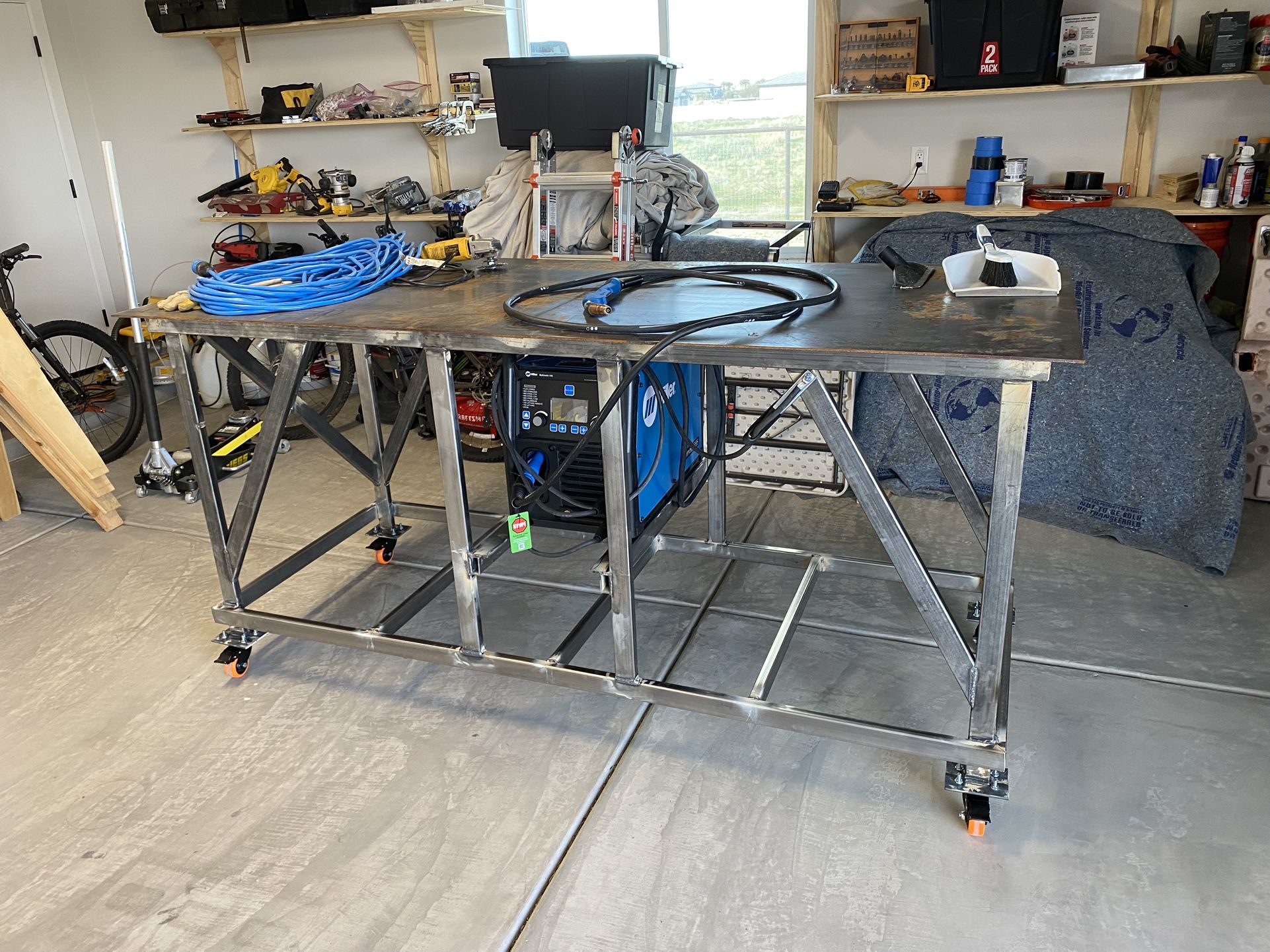 Custom Steel Work Bench