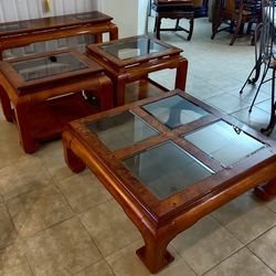Mid Century Modern Chinoiserie Tables