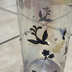 Petal And Pearl Vase Or Tall Glass