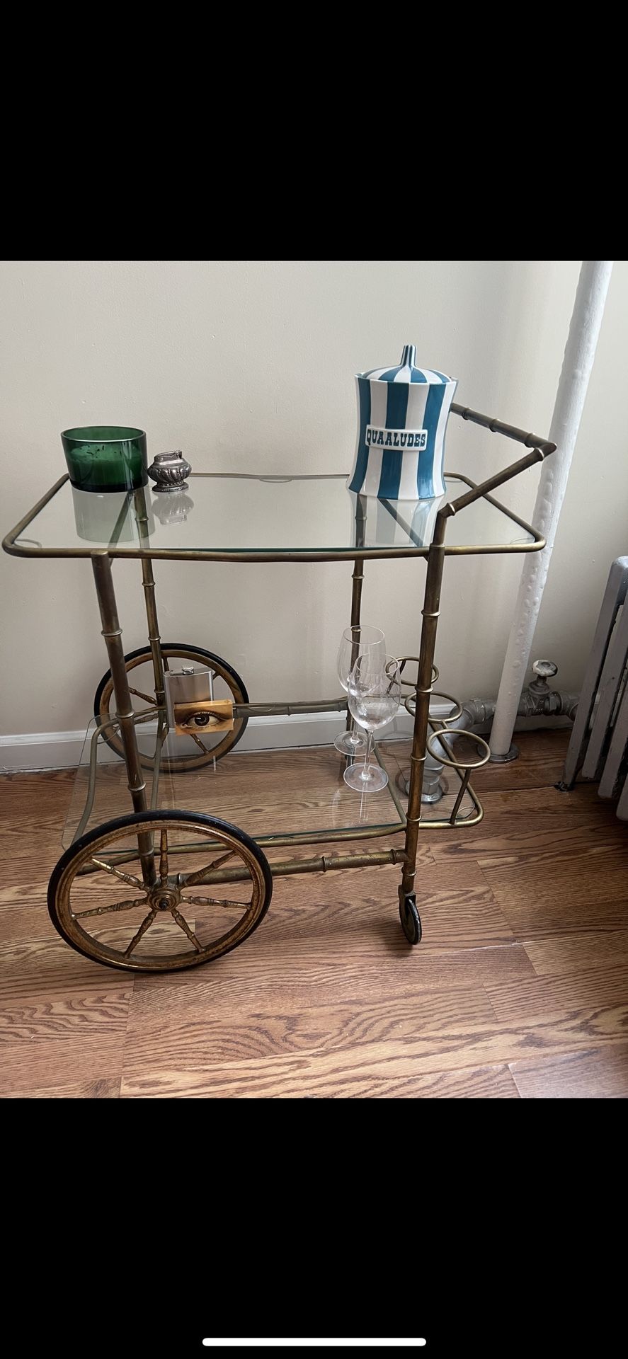 Real VINTAGE Bar cart