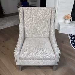 2X Snow Leopard Chairs (Living or Dining Room)