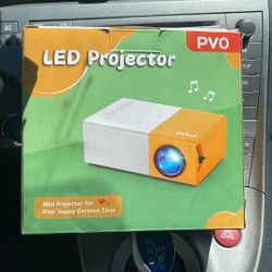 Mini Projector, PVO Portable Projector for Cartoons, Kids Gift