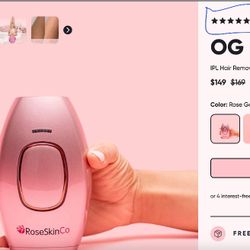 Barely Used - Rose Skin Hair Removal