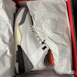 Jordan 3 reimagined white cement size 9