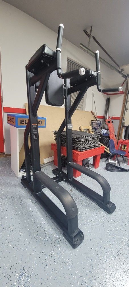 Like New Precor leg raise dip machine 