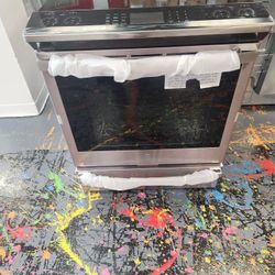 Ge Profile 30 Inch Slide In Electric Induction Range Convection Air Fry Stainless Steel PHS930YPFS