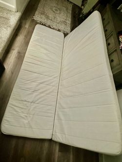 Like New White Full Futon Bifold Matress
