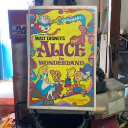 Original 1974 Alice In Wonderland Poster $80 OBO 