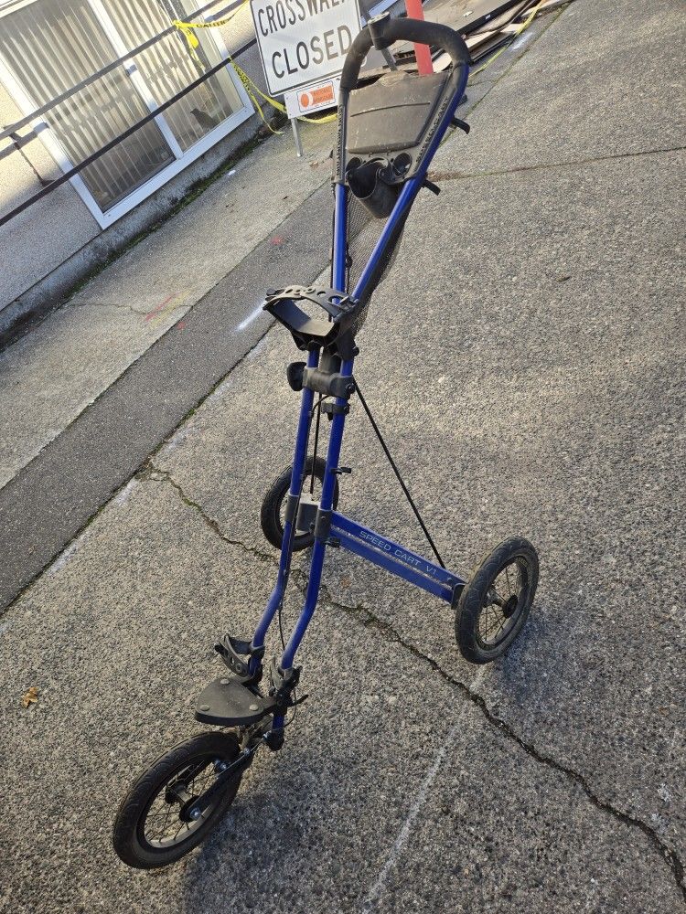 Speed Cart V1R Push Cart Golf Bag Cart