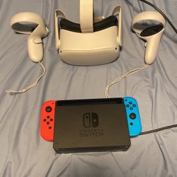 Nintendo Switch and Meta Quest 2
