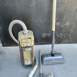 Vintage Electrolux Jubilee Gold Canister Vacuum 50th Anniversary **work*