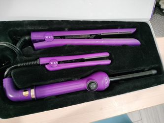 Plancha de cabello soleil flat iron outlet