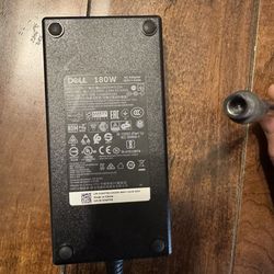 Dell 180W AC Power Adapter Charger 19.5V 9.23A - Model HA180PM180 This is a genuine Dell 180-Watt AC Power Adapter designed for high-performance Dell 
