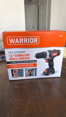 Warrior 12V Lithium 3/8" Cordless Drill/Driver