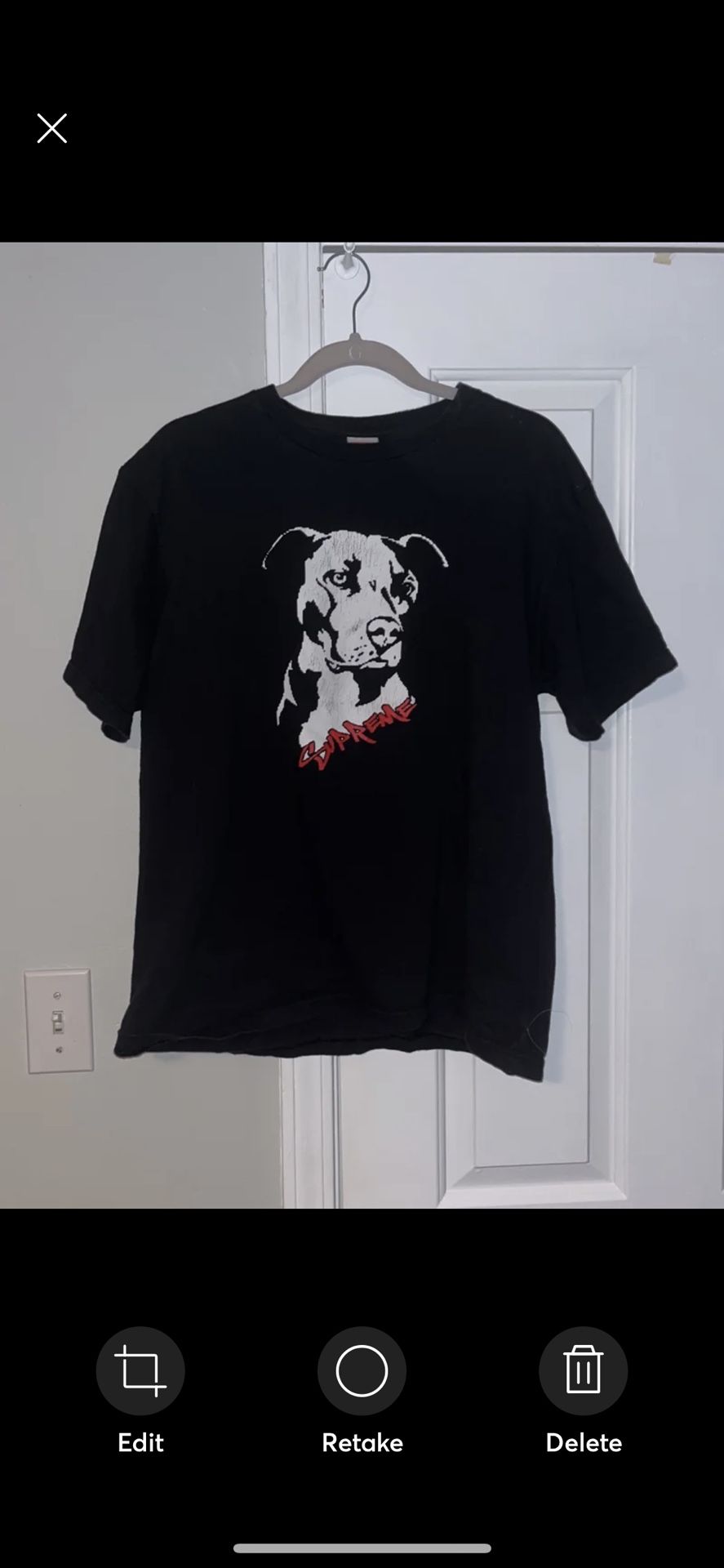 Supreme Pitbull T-Shirt Size Medium