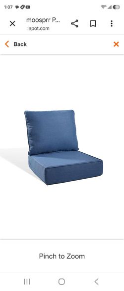 Seat and back cushion