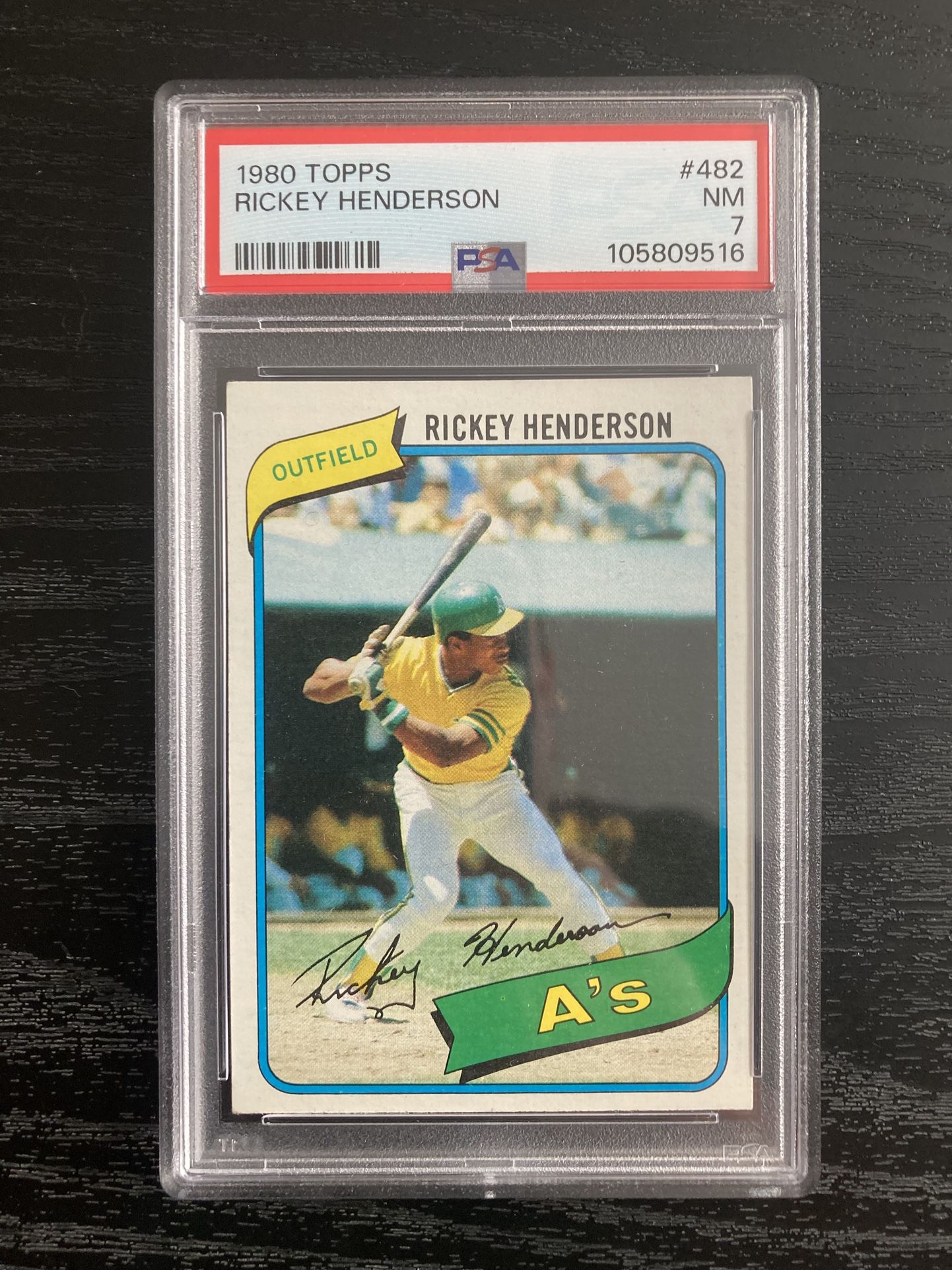 Rickey Henderson Rookie Card