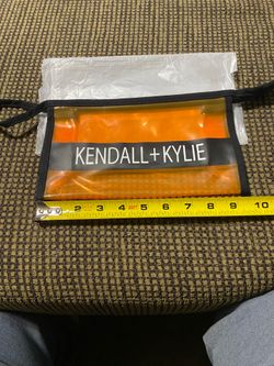 Kendall + Kylie Orange Tint Cosmetic Bag
