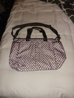 Pink Polka dot diaper bag New With Out Tags