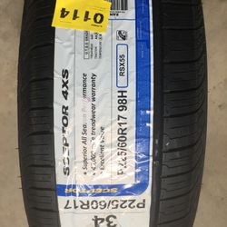 225/60R17  New tire
