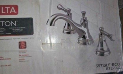 Delta Silverton 2-Handle 8" Widespread Faucet In Chrome